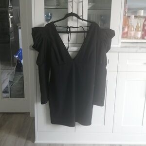 Forever 21's Little Miss Deep V-Neck Mini Dress 2X